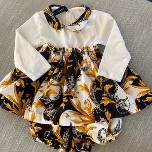 Versace 2-piece Bella Dress 3/6MO